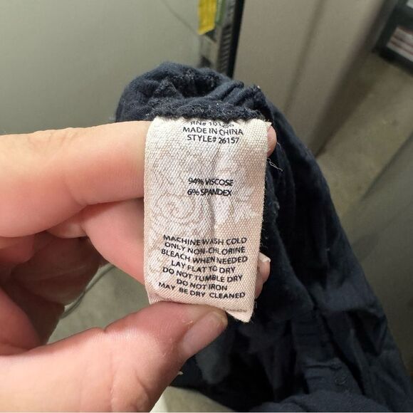 Soft Surroundings Black Turtle Neck Tunic Length Ruched Side Long Sleeve Shirt - Picture 5 of 6